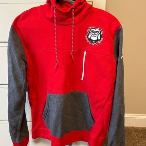 UGA Hoodie -Nike Red and Gray